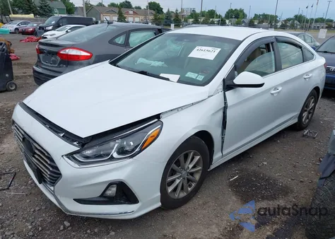 2019 Hyundai Sonata Se z USA, uszkodzony, nr VIN 5NPE24AF4KH735550